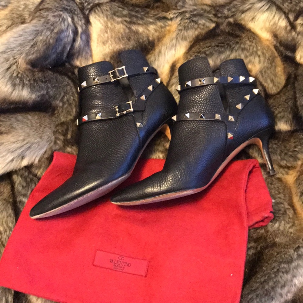 Valentino Rockstud Ankle Boot